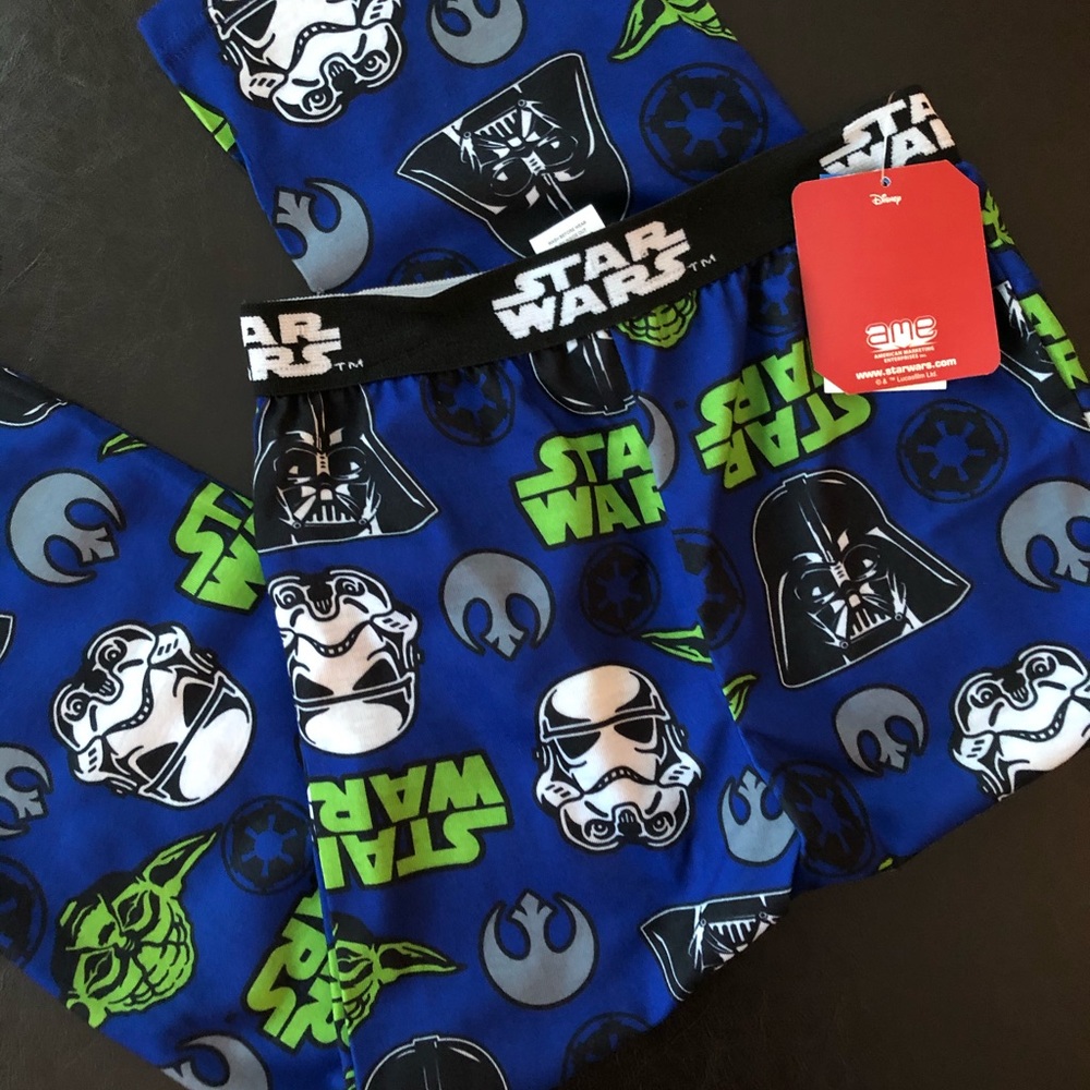 Boys Star Wars Pajama Pants NWT 4-5 Disney